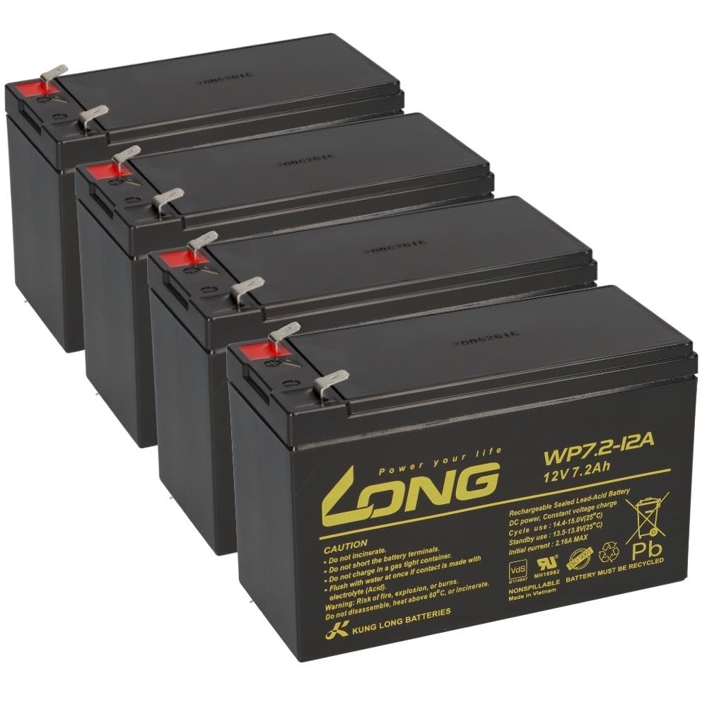 Akumulator UPS pasujący do XANTO RS 1500 & S 1500 ZINTO A 1500 B 1250 S 1440 R S 1440 4X 12 V 7,2 Ah AGM ołów