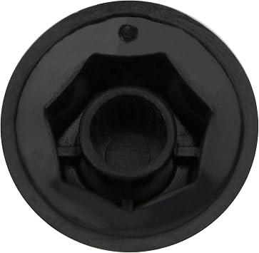 18Pcs Yootones Black Guitar AMP Effect Pedal Knobs Pointer Knob Compatible with Electric Guitar Bass Amplifier Effects Pedal Audio Replacement (14.8 x 20mm)