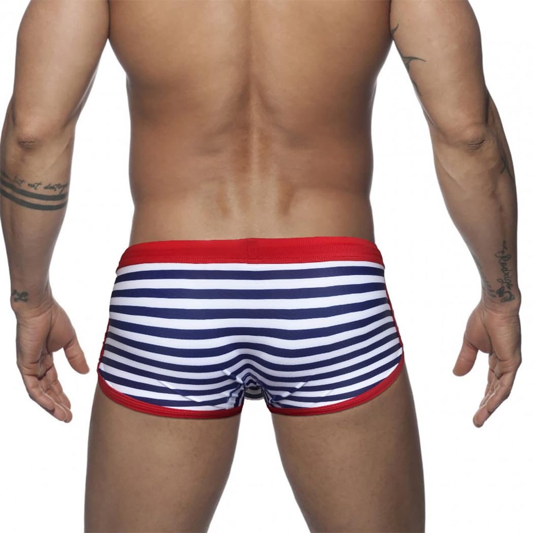 Bañador de Natación Slip para Hombre Traje de Baño de Secado Rápido Moda Shorts Swimming Calzoncillos para Playa Piscina YK78 Tamaño M-2XL