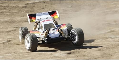 Miniatura 9 de Kyosho Optima Mid Vintage Buggy KYO30622 Coches Eléctricos RTR 110 Off-Road