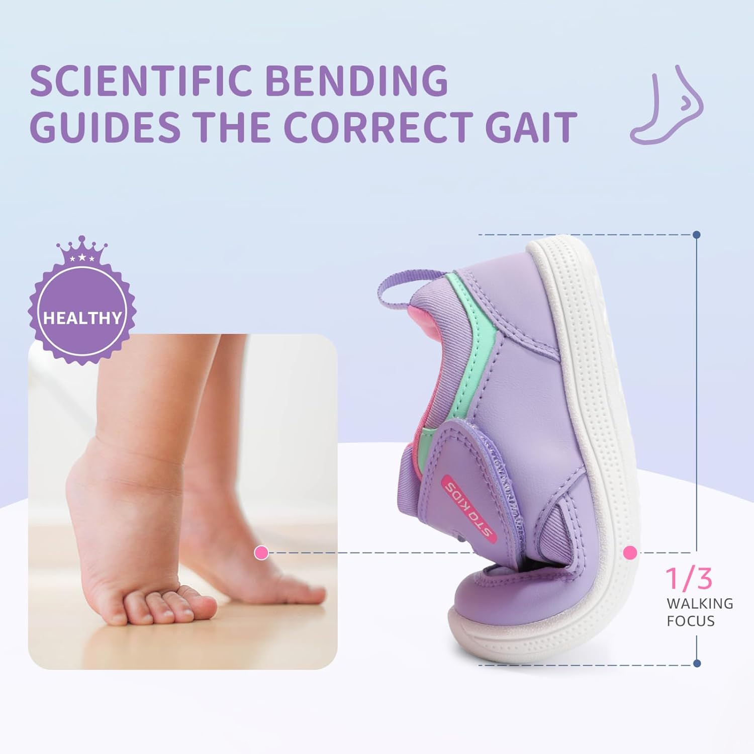 Toddler Wide Toe Box Shoes Barefoot Sneakers Girls Boys Zero Drop First Walking Running Tennis Grounding Shoes - Image 7