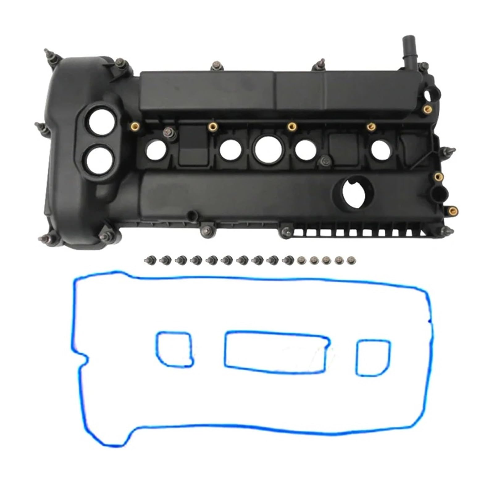 Kit reparación tapa válvula PCV motor Para Ford Para Ecosport 2018-21 Para Focus 2,0 2014-2018 FM5Z6582E Cubierta De Válvula Motor Culata Pernos Junta