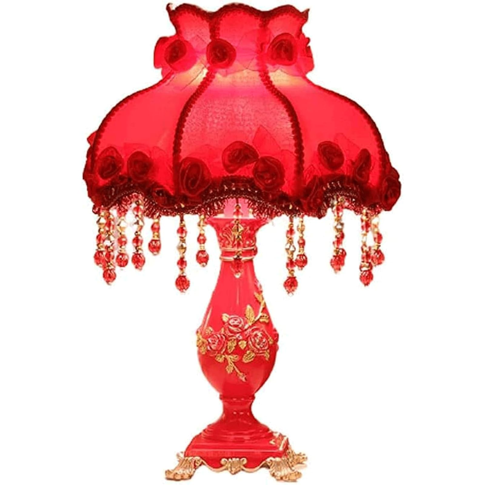 asdchZen Desk Lighting Elegant Table Lamp Desk Lamp Exquisite Resin Minimalist Button Switch Decoration Bedside Lamps Vintage Nightstand Lamps Work Lamp-A-51Cm*31Cm,B-51cm*31cm
