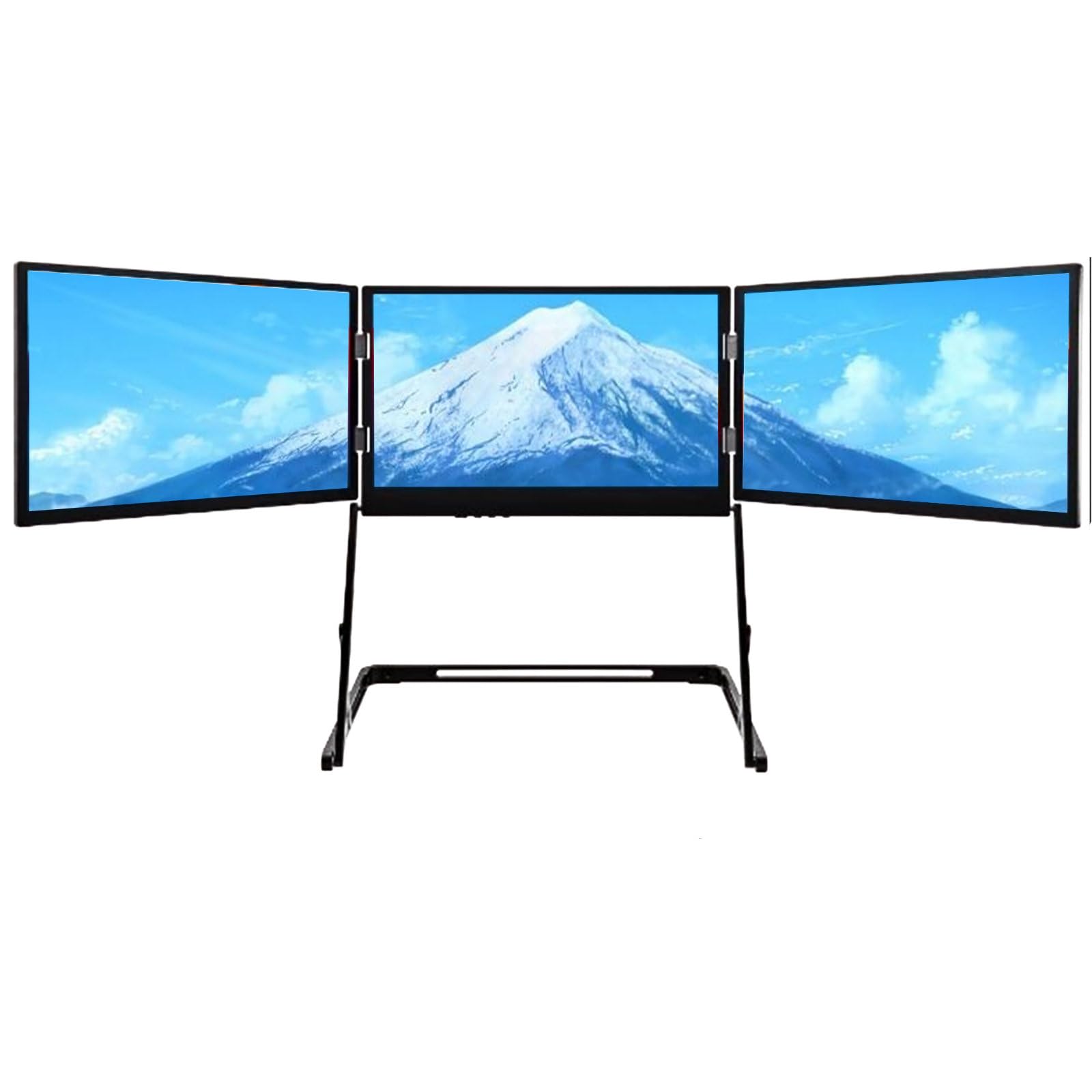 Doppio monitor, Aura Display, triplo schermo PC portatile, monitor portatile HD 15,6 pollici, visione fluida a bassa latenza per gioco e film