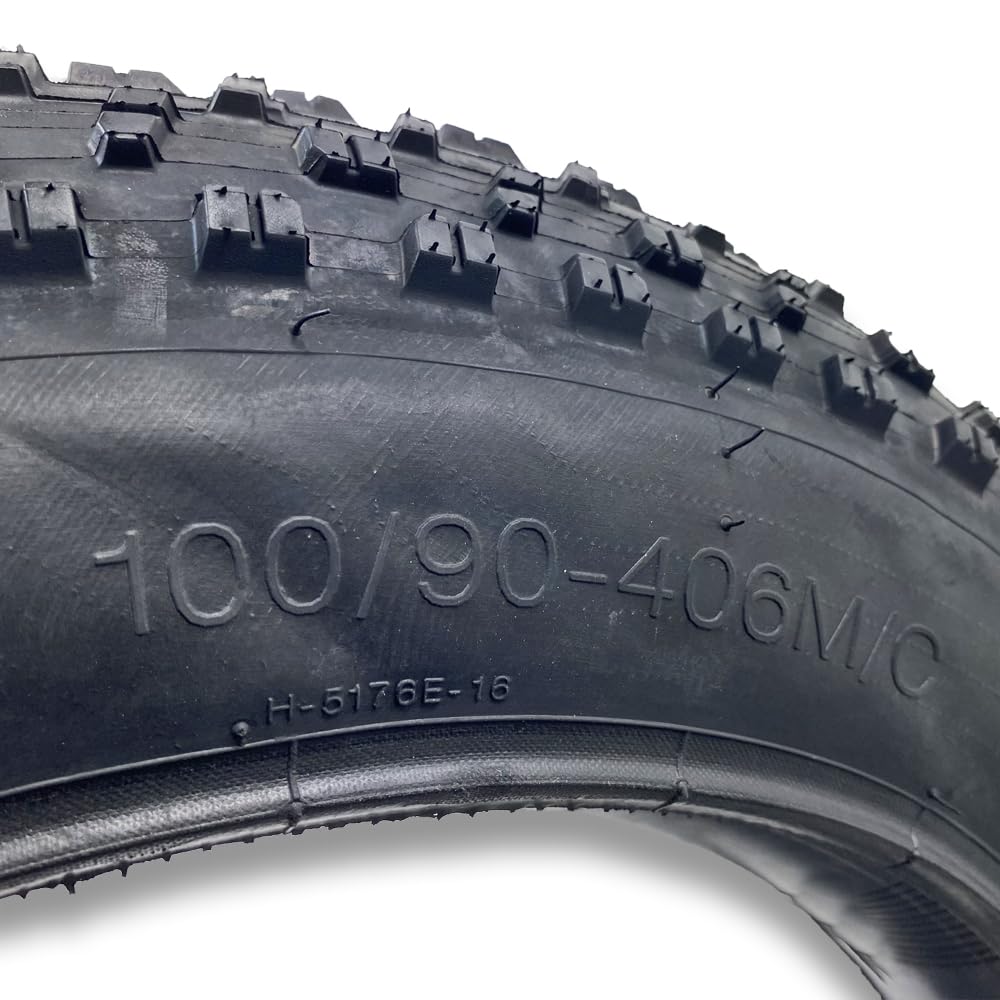 KIT COPERTONE FAT BIKE ANTIFORATURA CAMERA D'ARIA 20 X 4.0 100 90 406 AMERICA VALVOLA