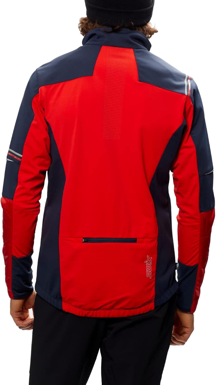 Swix mens Navado Hybrid Soft Alpine Windproof Winter Sport Active Warm Insulated Jacket
