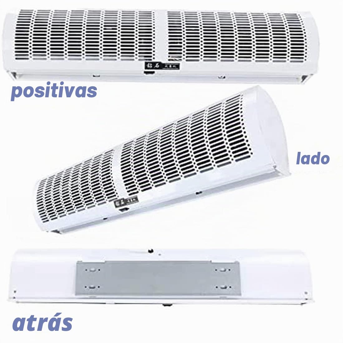 Cortina De Aire, Cortina De Aire Comercial/Doméstica, Caja De Aleación, para Tiendas, Puertas, con Control Remoto, 2 Velocidades, Bajo Consumo, Silencio, 90cm