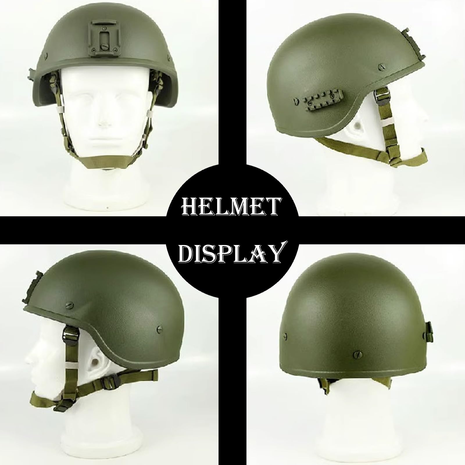 Komplettes Set Russischer Ausrüstung, Schnelle Taktische Stoßhelme, Grüne Camouflage-Cosplay-Outdoor-Feld-Airsoft-Paintball-Ausrüstung