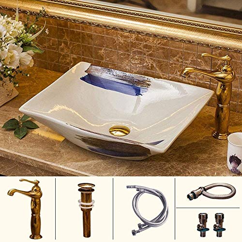 Lavabo de sobreponer rectangular para renovar baños antiguos sin reformas complejas 3