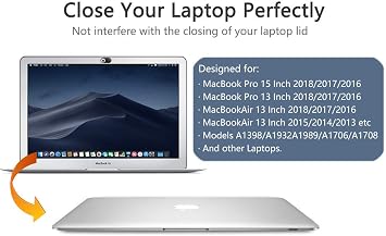 imluckies Webcam Cover | Webcam Cover Slider for MacBook Pro, MacBook Air, Laptop, iMac, iPad, PC, iPhone, Camera Cover | Web Camera Cover • Protection Against Hackers [Pack of 5]