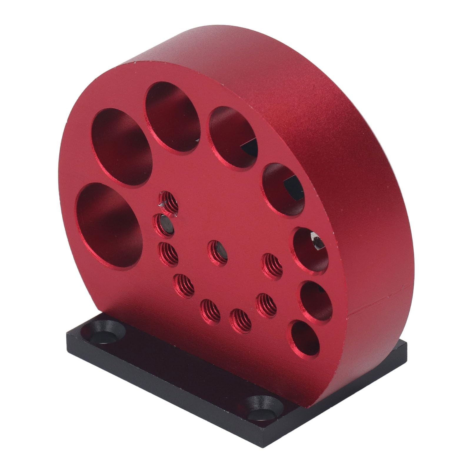 Kit Maschera per Tasselli, Creatore di Tasselli 8 a 20 Mm, Strumento Ausiliario per Asta Tonda, Creatore di Tasselli Regolabile a 8 Fori, Maschera per Tasselli, in Lega di