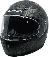 Vista 7 de LS2 Cascos Rapid II Casco integral para motocicleta (Dreamcatcher Camaleón/Blanco - XS)