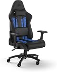 Corsair TC100 Relaxed Gaming Chair - Fabric - Racing-Inspired Design - Lumbar Pillow - Detachable Memory Foam Neck Pillow - Adjustable Seat Height - Adjustable Armrests - Black
