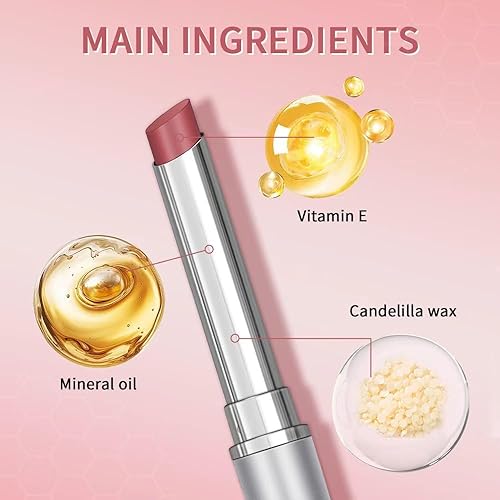 Miniatura 13 de 2 bálsamos labiales de miel – Color de labios hidratante de larga duración, bálsamo labial nutritivo natural y suave, cereza negra, lápiz labial