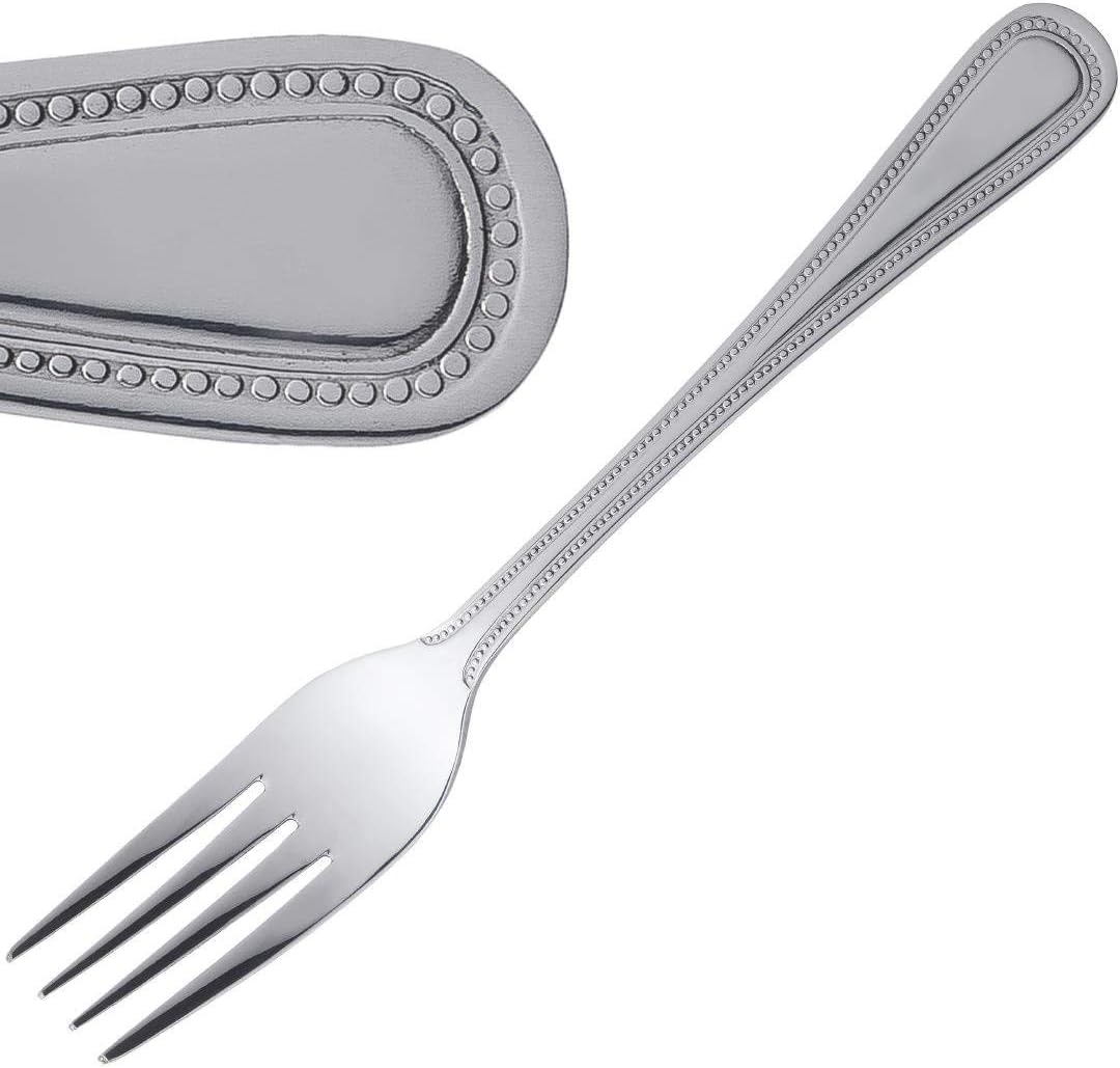 Olympia Bead Table Fork 199mm 18/0 Stainless Steel Cutlery Kitchen 12pc