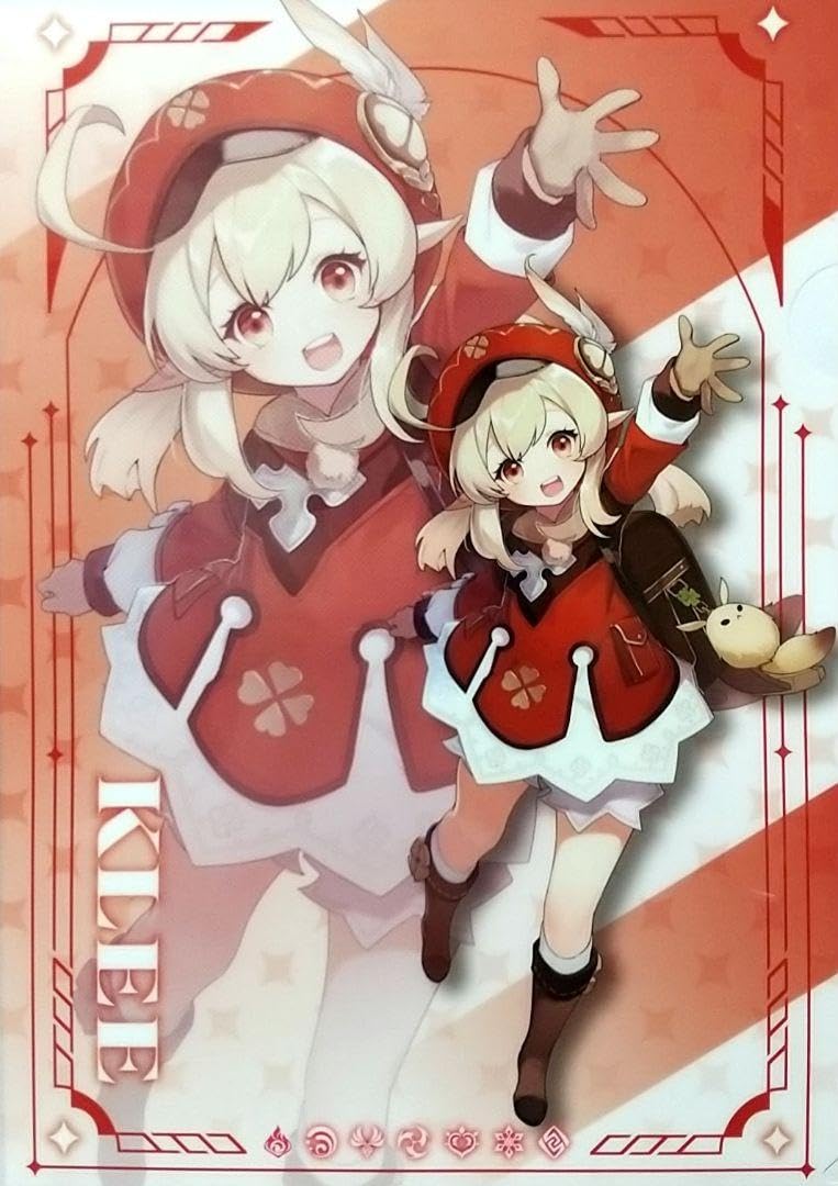Amazon.co.jp: 原神 七七クレー2枚セット a4クリアファイル : おもちゃ