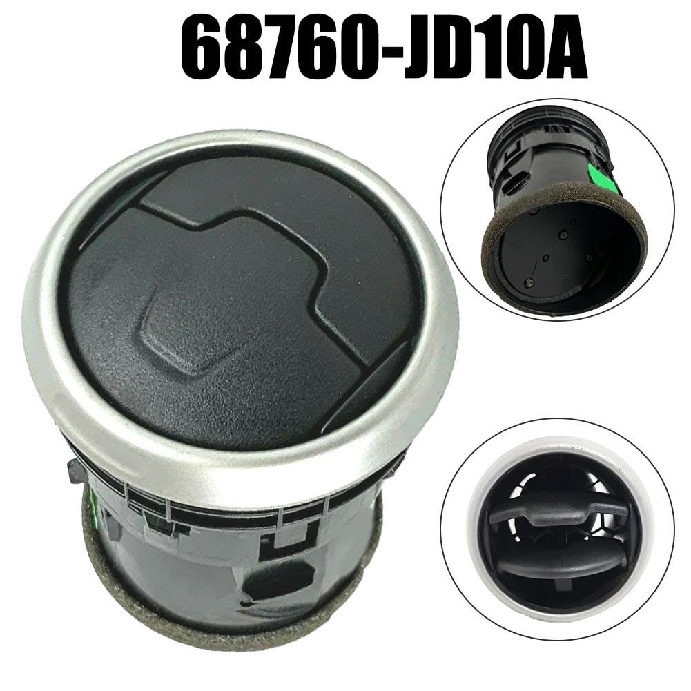 Bocchetta Aria Condizionata Auto Presa d'Aria per Aria Condizionata per Auto per N&issan per Dualis per Qashqai 2007 2008 2009 2010 2011 2012 2013 OEM 68760-JD10A