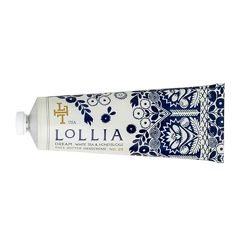 Vista 37 de LOLLIA Handcreme, 4 onzas de crema de manos perfumada Wish para mujeres, loción hidratante de manos para manos secas, manteca de karité y manteca
