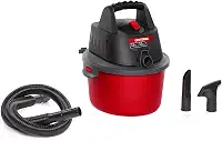 CRAFTSMAN CMXEVBE17250 Aspirador de pó molhado/seco de 2,5 galões de pico de 2,5 litros, aspirador de pó portátil molhado e seco com saco de filtro, mangueira e acessórios para limpeza em casa