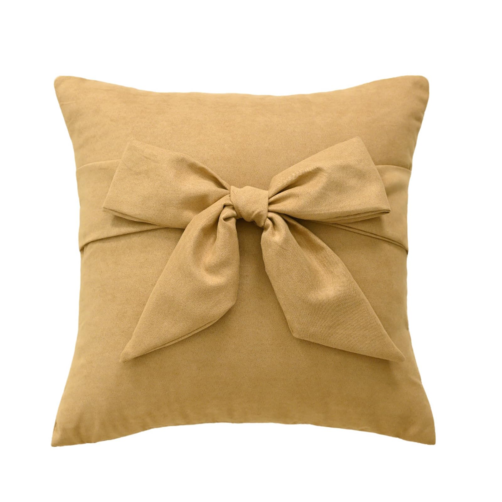 Geavonyg Bowknot Pillow Cover Accessory for Decorative Accent and Bowknot Pillow Cover