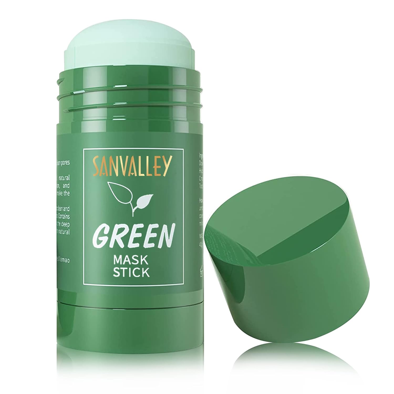 Green Tea Mask Stick, Blackhead Remover with Green Tea Extract, Deep Pore Cleansing, Acne Oil Control, Green Tea Purifying and Detoxifying Skin for Men and Women……