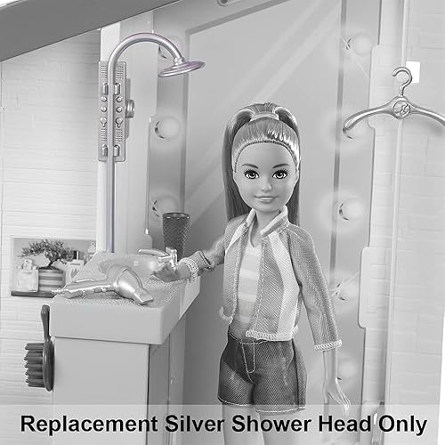 Miniatura 3 de Piezas de repuesto para Barbie Malibu House Playset - FXG57  Cabezal de ducha plateado de repuesto