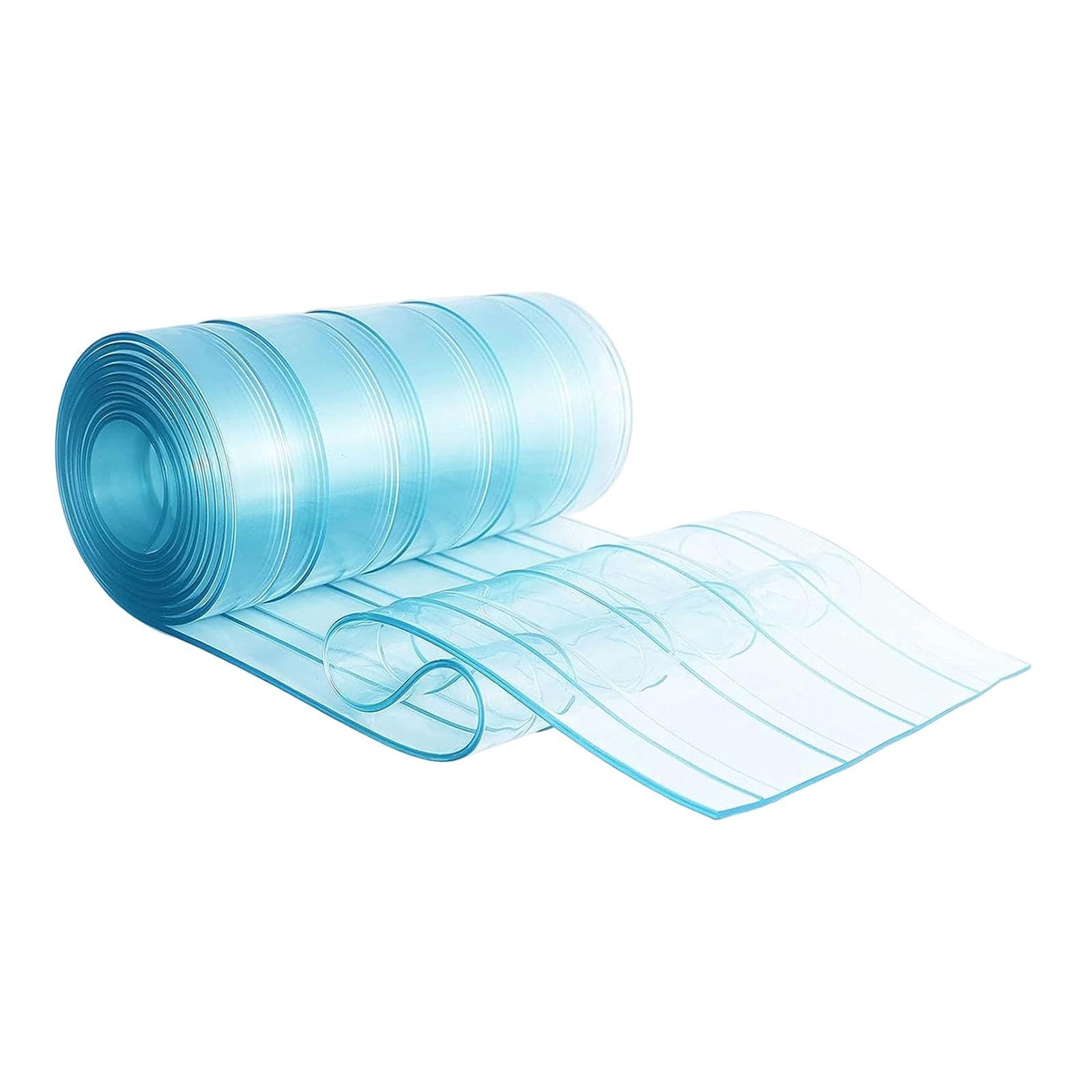Tenda per Porta in PVC, Porta per Cani, per Animali Domestici, Supporto per Porte Fai da Te per Cani o Gatti, Ricambio Invernale, Lunghezza 2 m, Blu