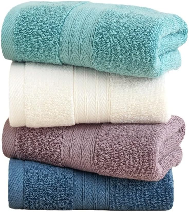 Household Soft Absorbent Long Velvet Gift Cotton Towel Towel Cotton Thickened Plain Color