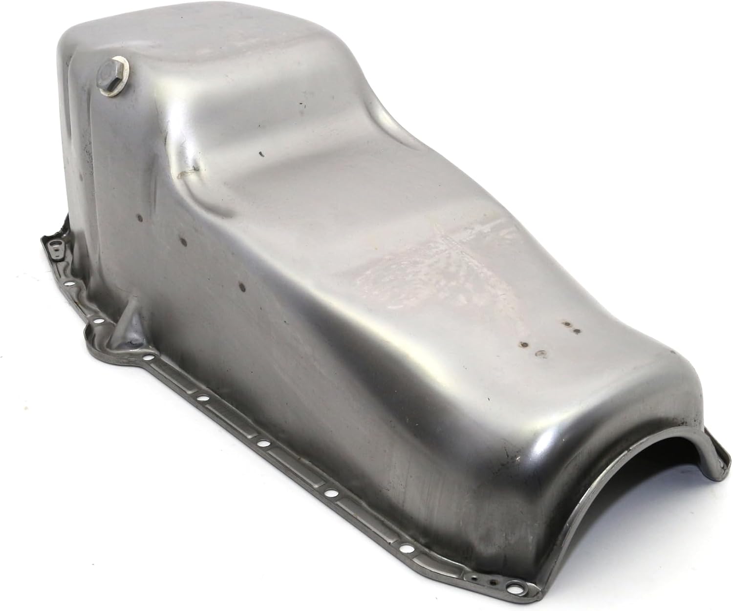 Steel Oil Pan – Fits 1958–1979 Chevy Small Block 283–400 – OEM-Style – Raw Steel Finish