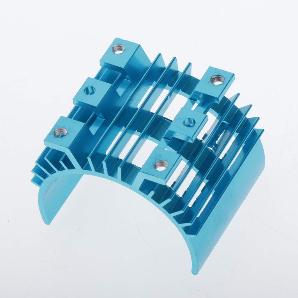 KingVal Replacement Metal 550 Brushed Motor with Motor Mount Heatsink and 27T Gear Combo RC Parts Compatible with WLtoys 144001 1/14 RC Car