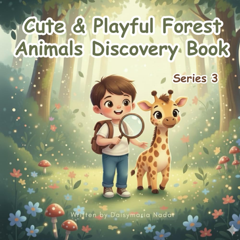 Cute & Playful Forest Animals Discovery Book Series - 3: A Sweet Animal Discovery Adventure For Toddlers & Kids | Perfect For Kids Of Age 2-7 (The Little Discovery Animals Book For Kids)