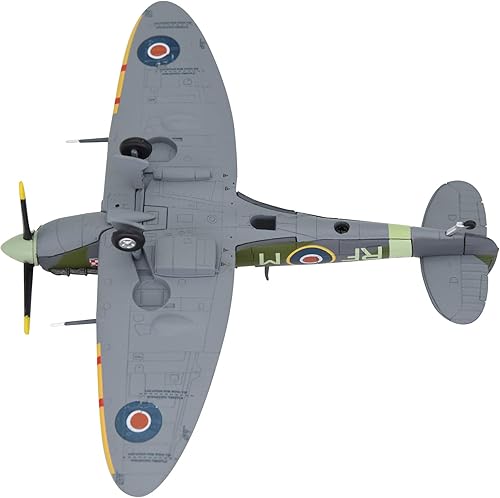 Miniatura 3 de TANG DYNASTY (TM) 172 Supermarine Spitfire Fighter Attack Modelo de avión de metal, Fuerza Aérea Real de la Segunda Guerra Mundial 1941, modelo de