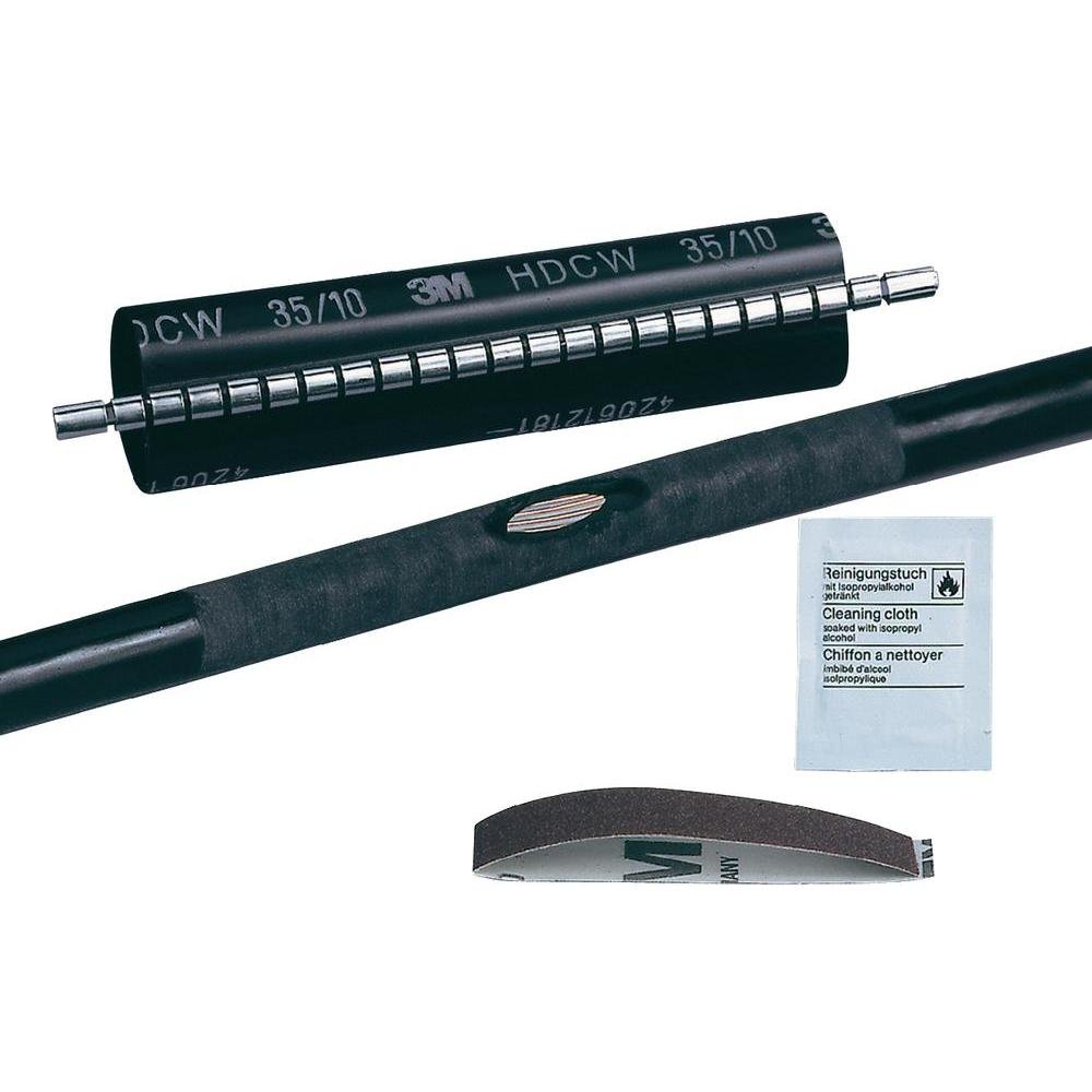 3M (HDCW-35/10-250) Wraparound Heat Shrink Cable Repair Sleeve HDCW-35/10-250, 15-35 kV