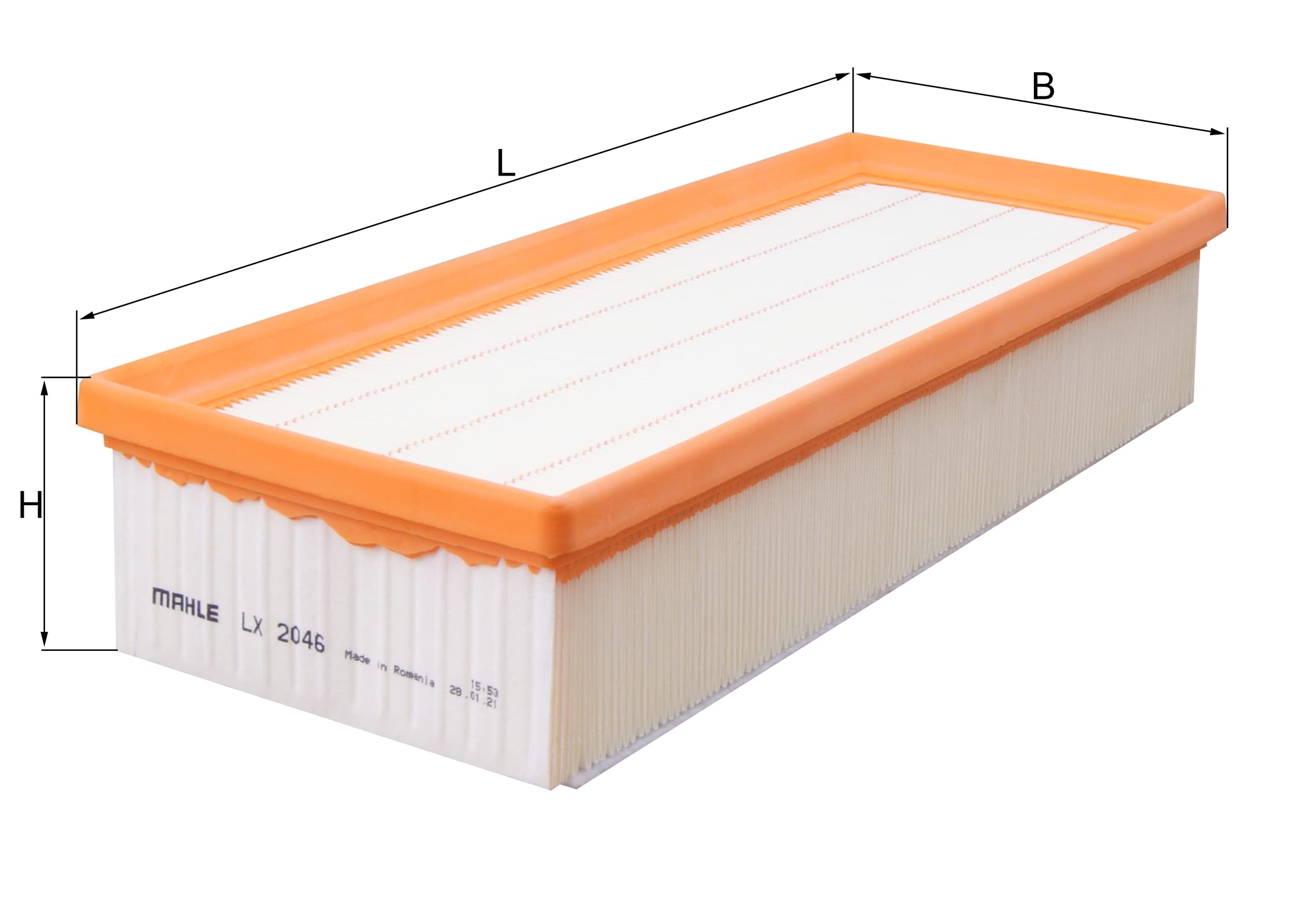 MAHLELX 2046 - Air Filter Car - Engine