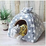 Casa para conejillo de indias Cama Conejo Peluche Pequeños Animales Dormir...