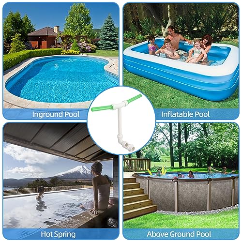 Opwulo Fonte de Piscina - Fontes de Água com Spray Duplo para Piscinas Acima do Solo/Inground, Nataç