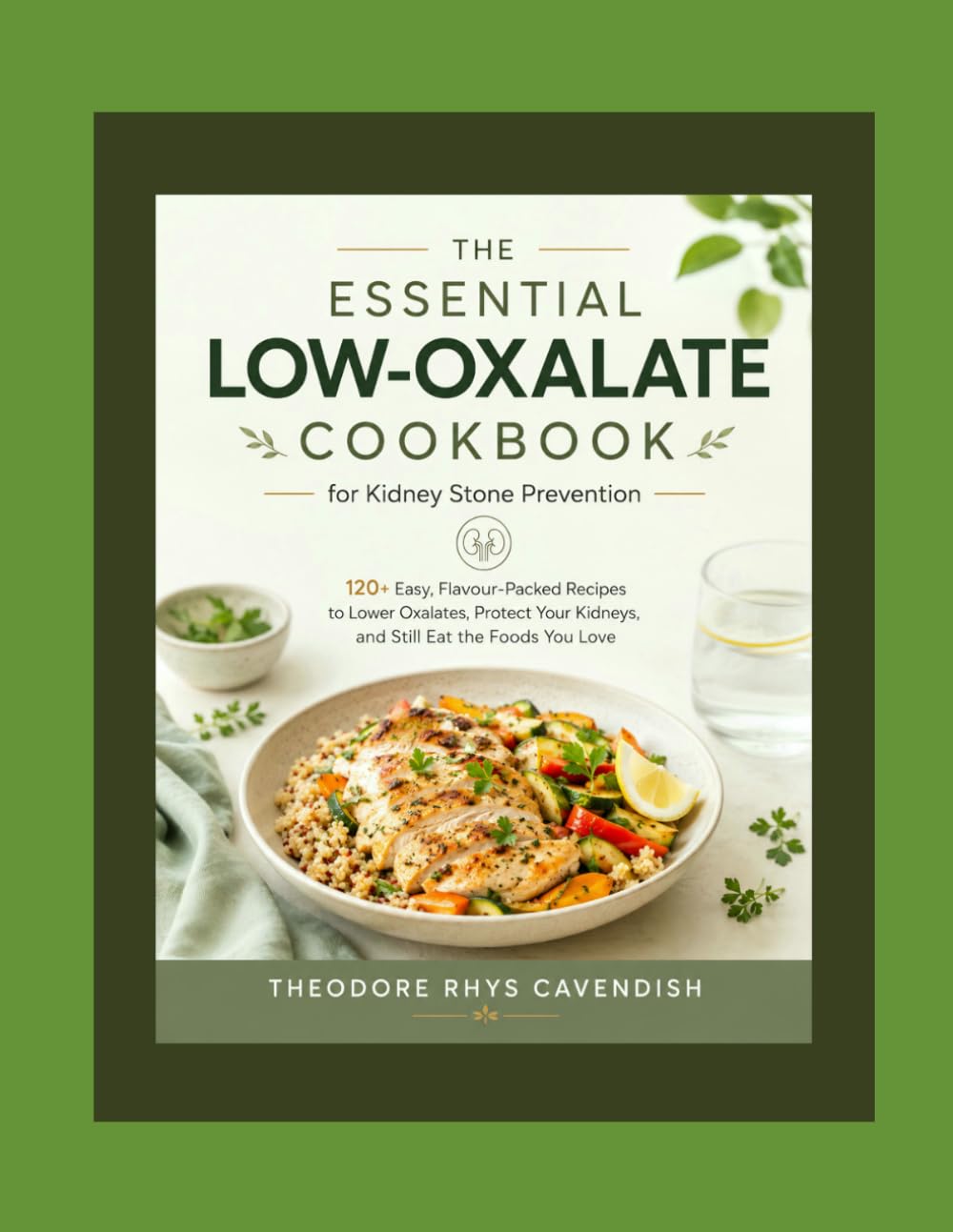 The Essential Low-Oxalate Cookbook for Kidney Stone Prevention: 120+ Easy, Flavour-Packed Recipes to Lower Oxalates, Protect Your Kidneys, and Still Eat the Foods You Love