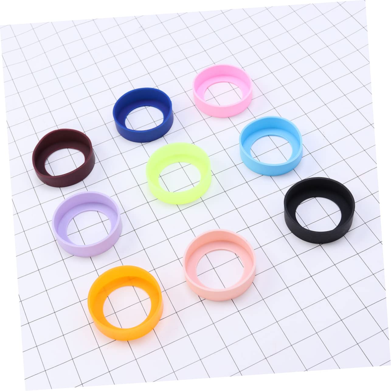 4 Sous-Verres En Silicone Antidérapants - Design Fleur Creuse, Isolation Thermique, 15.2 Cm