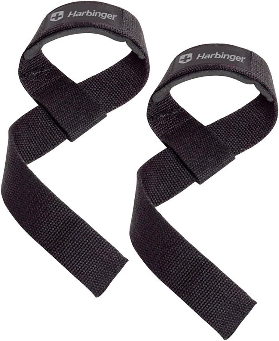 Harbinger Padded Cotton Lift Straps - Soft