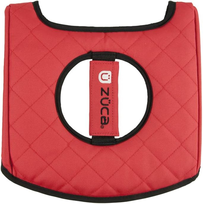 ZUCA Bag seat Cushion- Black/red