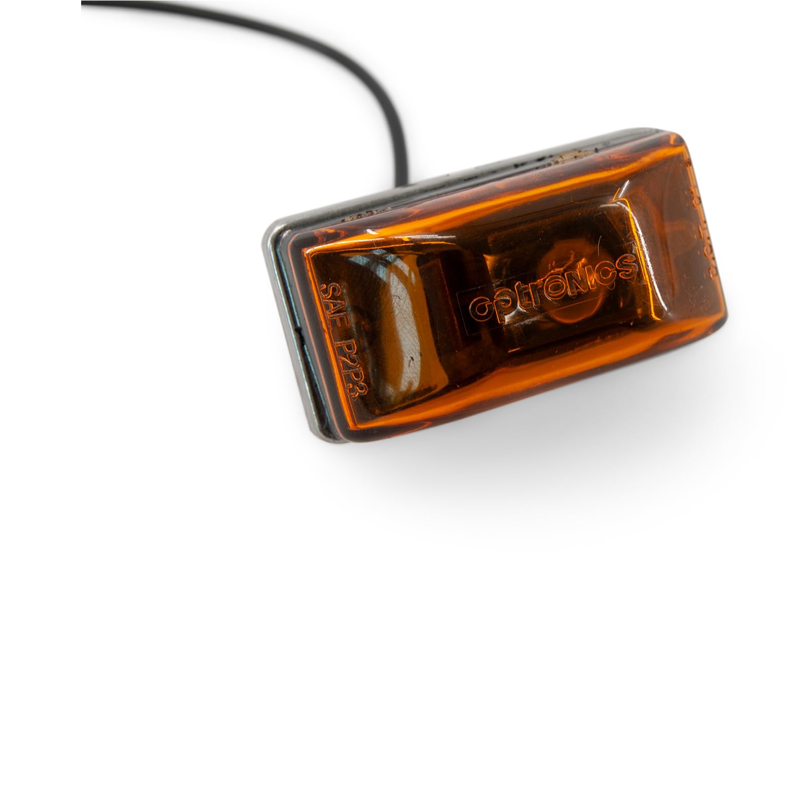 Sturdy Built Side Marker Trailer Light Amber Submersible Single Stud 2 1/8''