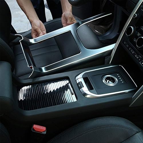 Miniatura 3 de YIWANG Accesorios de cubierta de caja de cambios central para Land Rover Discovery Sport 2015 2016 2017 2018 2019 ABS cromado