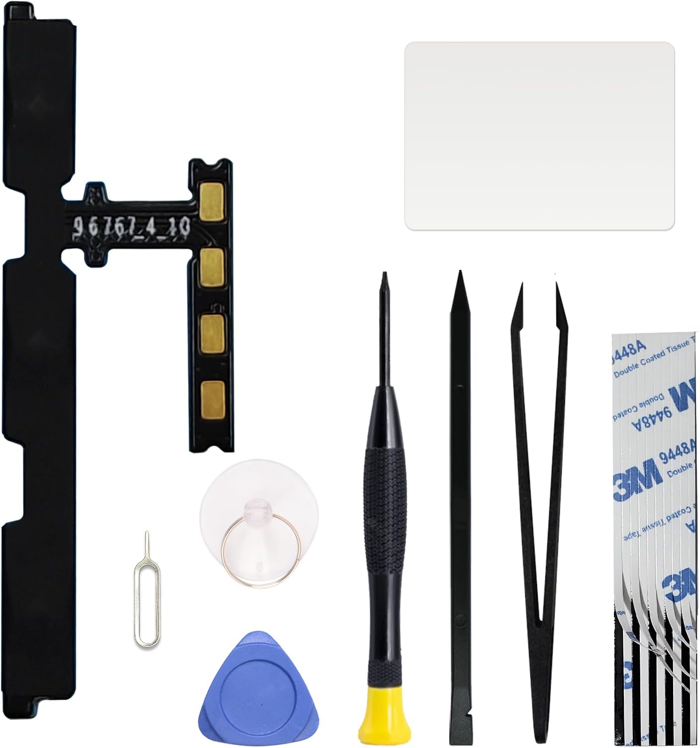 GREEN FUSION for Moto G Pure 2021 / G Power 2022 / G Play 2023 Power Volume Flex Ribbon Replacement Repair Part, Compatible with G Pure 2021 / G Power 2022 / G Play 2023, with Toolkit