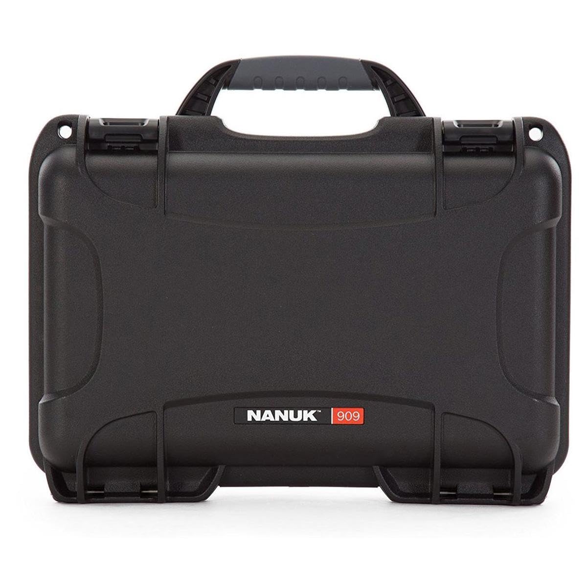 NANUK Funda rígida clásica 909 con inserto de espuma personalizado, IP67 impermeable y a prueba de aplastamientos, construcción resistente para una máxima protección, fabricada en Canadá, color negro