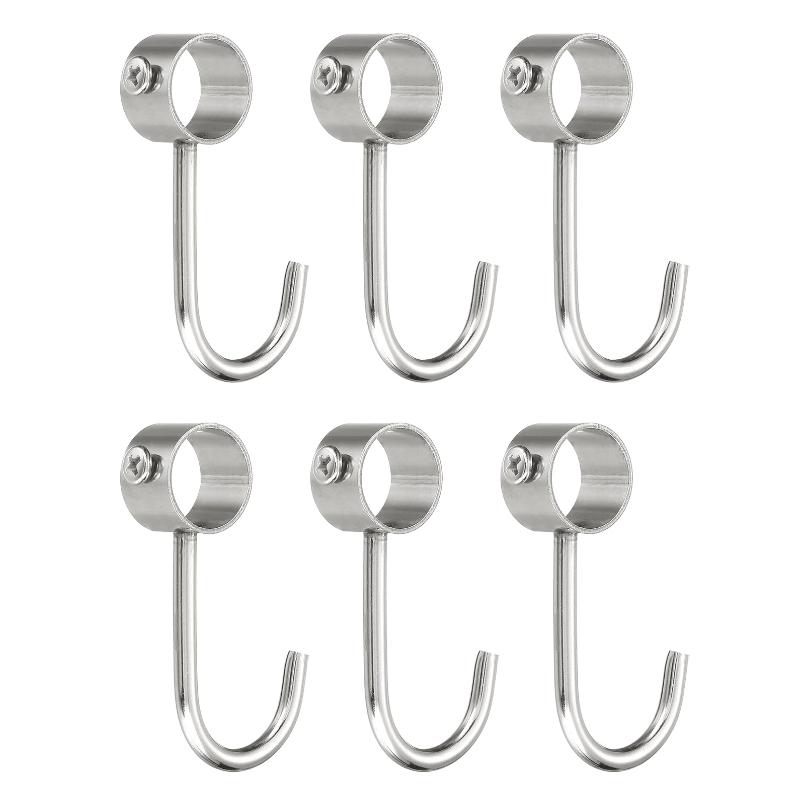 Crochets acier inoxydable 19mm uxcell réglables pour penderie