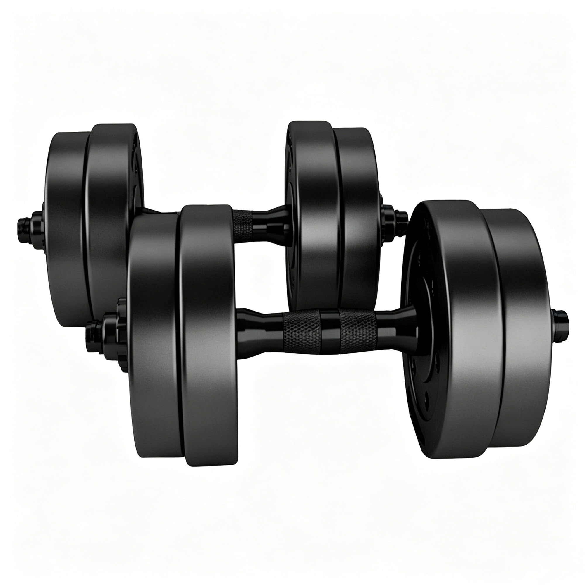 Mcc Direct 2-in-1 Adjustable Dumbbell & Barbell Set with Connecting Rod – Convertible Weight System for Full-Body Strength Training (15kg Pairs)
