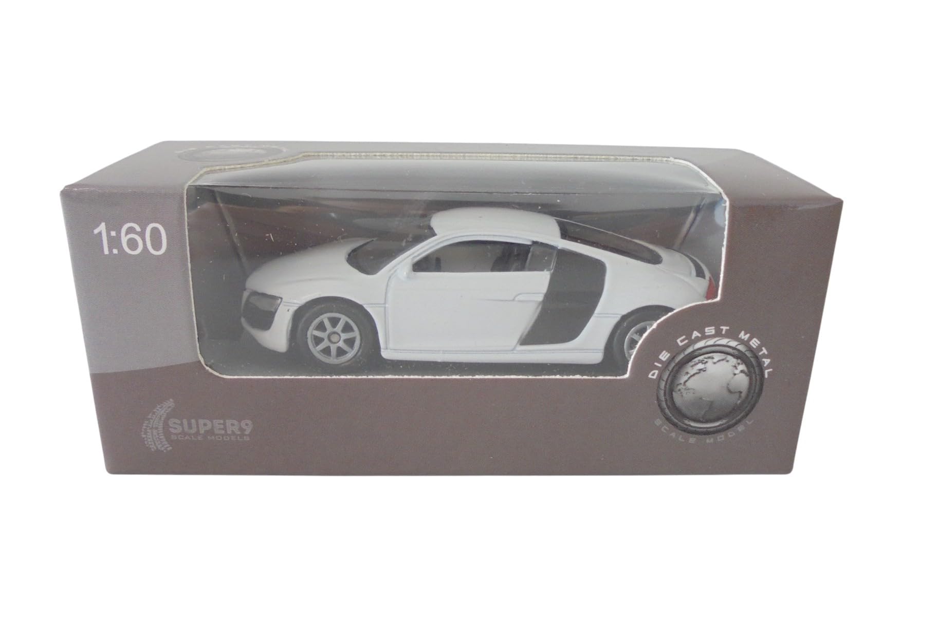 OPO 10 - Miniature car compatible with Audi R8 V10, 1:64 scale, 3 inches (7.5cm), Welly SUP41, Multicolor - Image 2