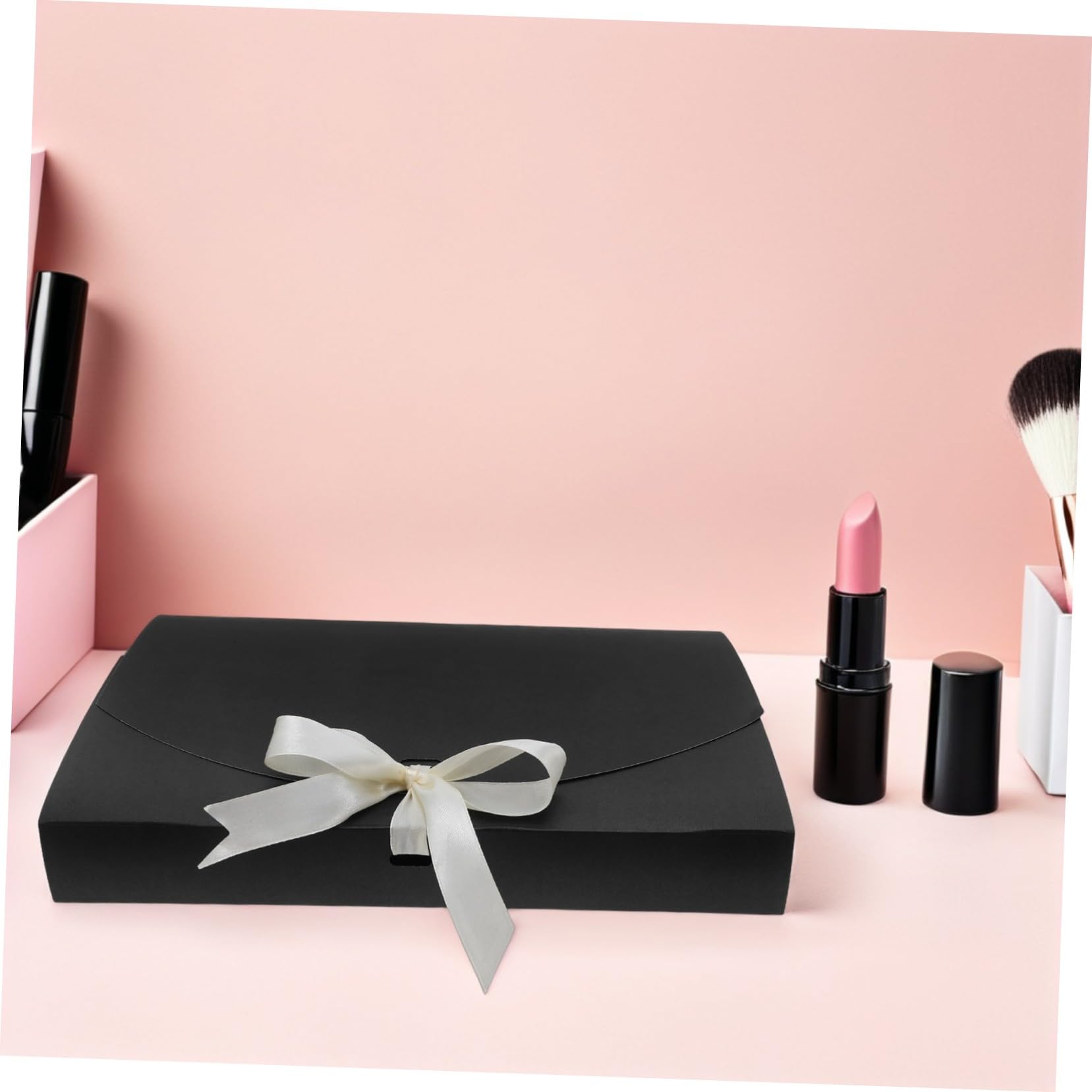 KOMBIUDA Geschenkbox Vielseitige Geschenkverpackung 20 Stück Schwarze aus Papier 26x17,5x3,5cm für Schals und Handtücher für Weihnachten und Brautjungfern