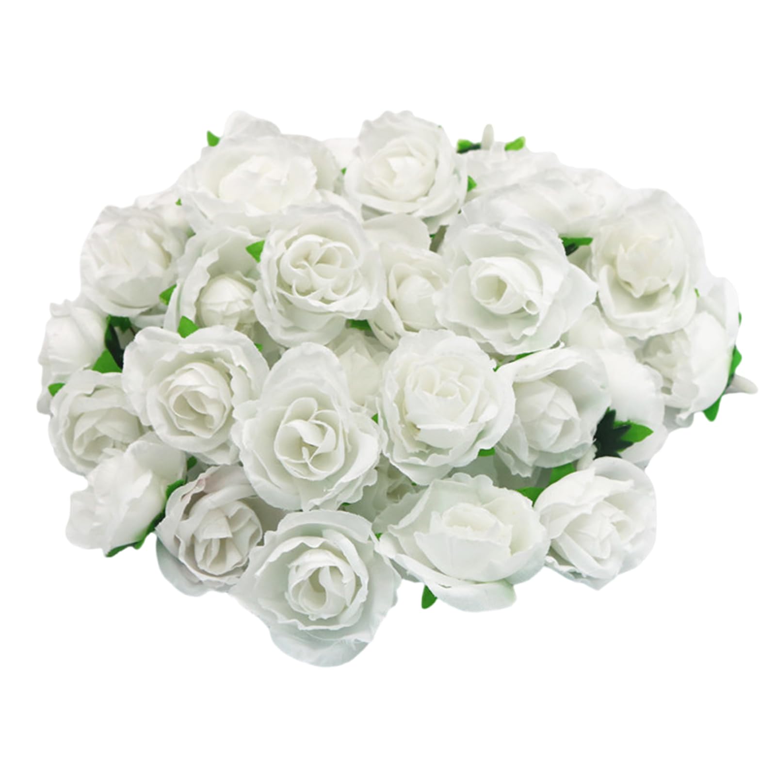 Kalttoy 200Pcs Artificial Rose Flower Head 1.18Inch Small Rose Buds for Wedding Bouquets Floral Arrangements Home Decoration Home Decoration Flower