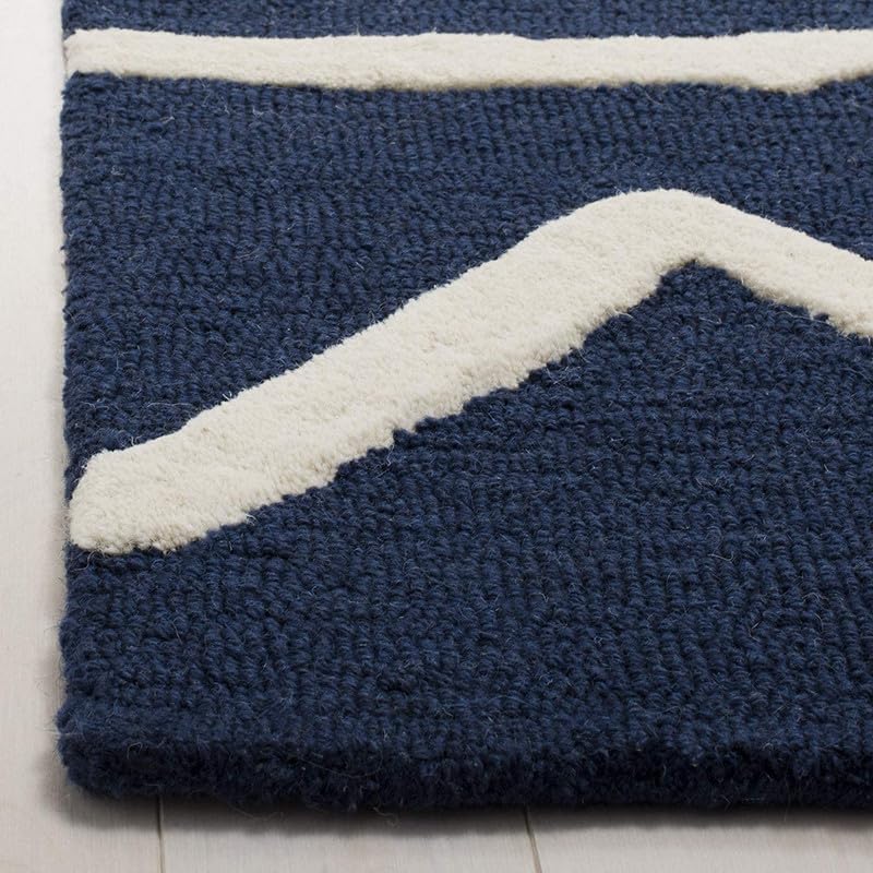 Image of Carpets and Rugs Handwoven Woolen Thick Floral and Contemporary Designs for Area Rugs, Carpets for Living Room, Bedroom, Hall 3x5 feet